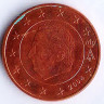 Монета 5 центов. 2004 год, Бельгия.