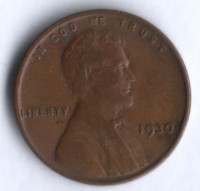 1 цент. 1930 год, США.
