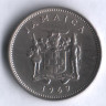 Монета 5 центов. 1969 год, Ямайка.