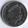 Монета 10 центов. 2008 год, Австралия.