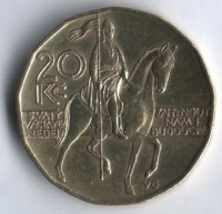 20 крон. 1998 год, Чехия.