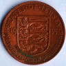 Монета 1/24 шиллинга. 1935 год, Джерси.