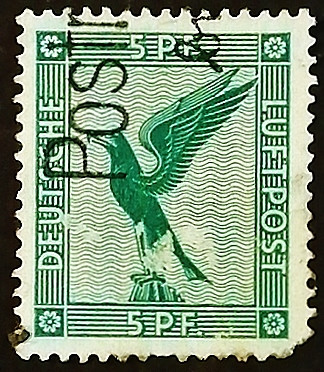 Почтовая марка. "Орёл". 1934 год, Германский Рейх.