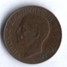 Монета 5 чентезимо. 1919 год, Италия.