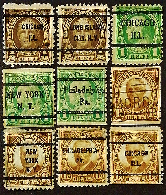 Набор марок (18 шт.). "Президенты США". 1922-1930 годы, США. Набор марок (18 шт.). "Президенты США". 1922-1930 годы, США.