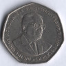 Монета 10 рупий. 2000 год, Маврикий.