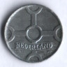 Монета 1 цент. 1942 год, Нидерланды.