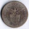 Монета 20 сентаво. 1907(S) год, Филиппины.