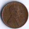 1 цент. 1934 год, США.