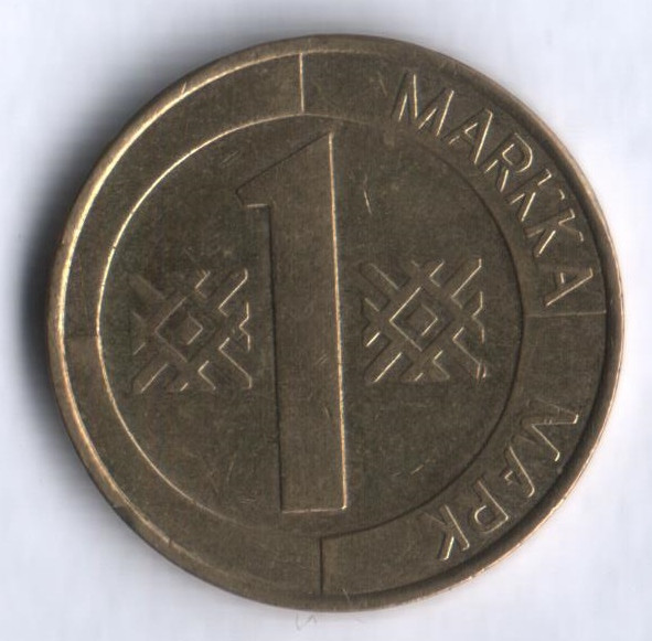 1 марка. 1998 год, Финляндия.