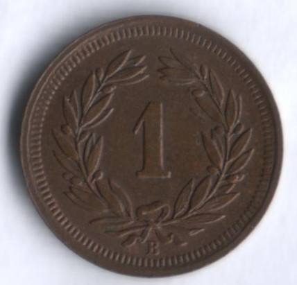 1 раппен. 1930 год, Швейцария.