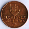 Монета 1 крона. 2005 год, Словакия.