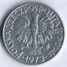 Монета 5 злотых. 1973 год, Польша.