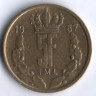 Монета 5 франков. 1987 год, Люксембург.