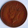 Монета 1/12 шиллинга. 1937 год, Джерси.