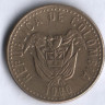 Монета 20 песо. 1990 год, Колумбия.