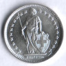 1/2 франка. 1958 год, Швейцария.