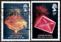 Набор почтовых марок (2 шт.). "Культурные юбилеи". 1989 годы, Великобритания.