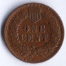 Монета 1 цент. 1900 год, США.