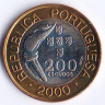 Монета 200 эскудо. 2000 год, Португалия. Летние Олимпийские Игры 