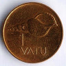 Монета 1 вату. 2002 год, Вануату.