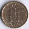 Монета 10 эскудо. 1986 год, Португалия.
