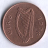 Монета 2 пенса. 1976 год, Ирландия.