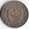 Монета 5 сентесимо. 1961 год, Панама.