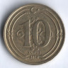 10 курушей. 2014 год, Турция.