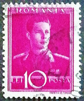 Почтовая марка. "Король Михай I". 1940 год, Румыния.