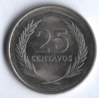 25 сентаво. 1995 год, Сальвадор.