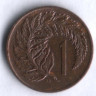 Монета 1 цент. 1979 год, Новая Зеландия.