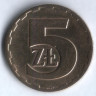 Монета 5 злотых. 1976 год, Польша.