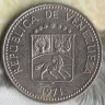 Монета 10 сентимо. 1971 год, Венесуэла.