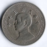 Монета 10 центов (1 цзяо). 1941 год, Китайская Республика.