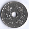 Монета 25 эре. 1970 год, Дания. C;S.