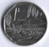 Монета 1 песо. 2000 год, Куба. Конвертируемая серия.