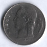Монета 1 франк. 1963 год, Бельгия (Belgie).