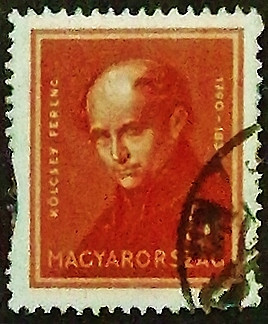 Почтовая марка. "Ференц Кельси". 1937 год, Венгрия.