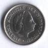 Монета 10 центов. 1961 год, Нидерланды.