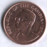 Монета 1 бутут. 1974 год, Гамбия. FAO.
