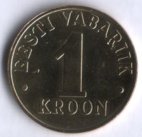 1 крона. 2003 год, Эстония.