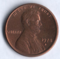 1 цент. 1978(D) год, США.