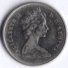 Монета 25 центов. 1971 год, Канада.