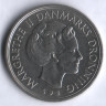 Монета 1 крона. 1976 год, Дания. S;B.