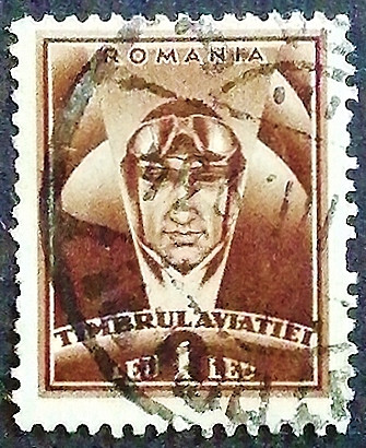 Почтовая марка. "Авиационный налог". 1932 год, Румыния.