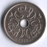 Монета 1 крона. 1996 год, Дания. LG;JP;A. 
