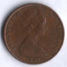 Монета 1 цент. 1981 год, Новая Зеландия.