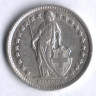1/2 франка. 1962 год, Швейцария.