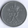 Монета 5 эре. 1958 год, Дания. С;S.